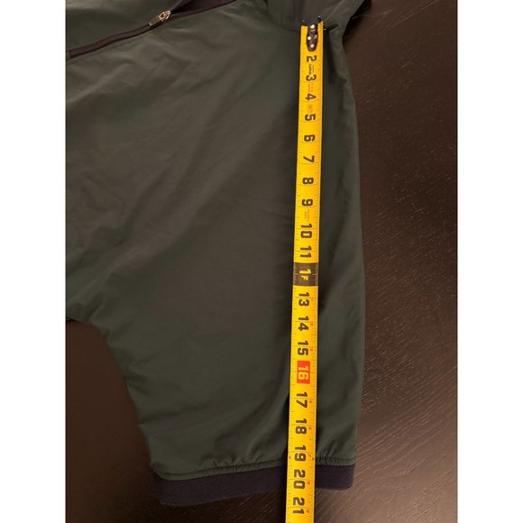 Port Authority Half Zip‎ Windbreaker Mens XL Navy/Green Pullover Casual Athletic - Picture 13 of 14